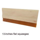 High Quality Silk Screen Printing Wood Squeegee Ink Scraper 70 Durometer - 13 In.