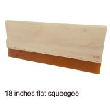 High Quality Silk Screen Printing Wood Squeegee Ink Scraper 70 Durometer - 18 In.