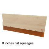 High Quality Silk Screen Printing Wood Squeegee Ink Scraper 70 Durometer - 8 In.