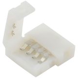 10pcs 8mm or 10mm 4-pin Solderless Clip-on Coupler Connector for 5050 RGB LED Strip Light