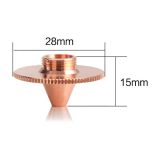 Precitec Bulge Nozzle (Single Layer Dia.28mm Hight 15mm) for Precitec 1064nm Fiber Laser Cutting Head Machine