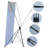 (47.24" X 78.74") Economy Aluminum Foot X Banner Stand