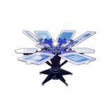 Screen Printing 6 Color 6 Station Rotary Printer Precise Matching Color Equipment