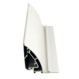 4sets/Pack 7.4cm Wide, 75mm Thick, Waterproof Flex Light Box Profiles, Advertising Light Box Profiles