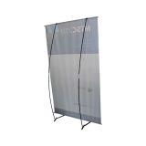 47"x 79"Economical Iron Foot L Banner Stand