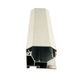 12Sets/Pack 6 cm Wide, 59mm Thick,1.8m Length Inclined Plane Single Side Flex Light Box Profiles , Advertising Light Box Profiles