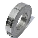 40mm (1.57") x 100m Flat Stainless Steel Coil with Punched Hole for Channel Letter Sign Fabrication Making,201 Model