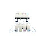 HP D5800 Bulk Ink System--4 Bottles(1600ml), 4 Cartridges with One-time Chip