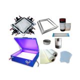 Screen Printing Kit Screen Making DIY UV Exposure Unit & Hand Screen Stretcher
