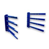 Wall Fixed Four Layers Screen Printing Shop Rack / Cart / Storage / Holder / Frame