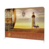 10ft High Quality Portable Tension Fabric Exhibition Stand Backdrop Advertising Wall Banner (Frame Only)