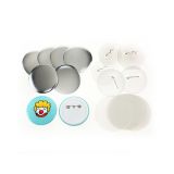 1000pcs 1-1/2" (37mm) Blank Pin Badge Button Supplies for N3 Model Badge Making Machine