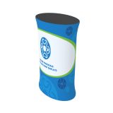 Oval Fabric Tension Counter with Custom Graphic