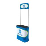 Rectangle Fabric Tension Promotion Counter with Custom Graphic