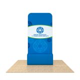 Straight Snake Fabric Tension Banner with Custom Graphic