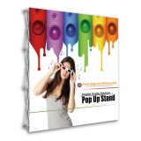 US Stock, 8ft Tension Fabric Pop Up Display Backdrop Stand Trade Show Exhibition Booth and Walls (Frame Only)