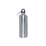 CALCA 60pcs/Pack 750ml Blank Aluminum Sports Bottle for Sublimation Printing, Silver