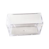 3pcs-The Economy MaxGear Clear Acrylic Business Card Holder Display Office Business Card Holder Business Card Stand Business Card Desk Holder