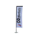 10.8ft Pole with Water Bag Rectangular Flag Banner Stand
