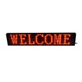  30" x 6" Indoor 2 Lines LED Scrolling Sign (Tricolor or Single Color)