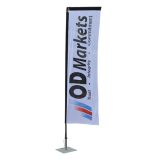 Custom Fabric Graphic for 8.8ft Pole with Water Bag Rectangular flag banner stand(Graphic Only)