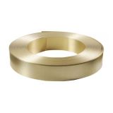 60mm (2.4") x 50m (164ft) Roll Brushed Gold Aluminum Return Coil (With Folded Edge, 2 Rolls / ctn) for Channel Letter Sign Fabrication Making