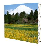 US Stock, 10ft Tension Fabric Pop Up Display Backdrop Stand Trade Show Exhibition Booth and Walls(Graphic Include/single Sided)