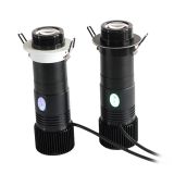30W Embedded Black Desktop or Mountable LED Gobo Projector Advertising Logo Light (with Custom Static Glass Gobos)