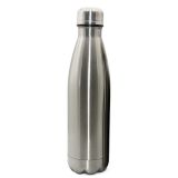 CALCA 10pcs 500ml / 17oz Bowling-Shaped Vacuum Bottle for Sublimation Printing, Silver