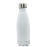 CALCA 50pcs 350ml / 12oz Bowling-Shaped Vacuum Bottle for Sublimation Printing, White