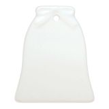 US Stock 100 Pack 3in Bell Two Sided Ceramic Sublimation Blanks Holiday Ornament, Christmas Tree Hanging Ornaments (Local Pick-Up)