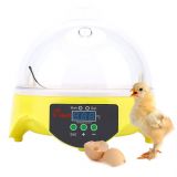 7 Eggs Incubator Fully Auto Digital LED Turning Chicken Duck Hatcher