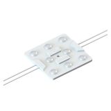 UL Waterproof LED Module (8 LED High Power Chips with Optical Lens, White Light,9W, 24VDC,L95 x W95 x H8.5mm) Designed for Internal Illumination of Signs
