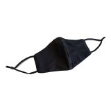3D Sports Mesh Fabric Flexible Face Mask Black