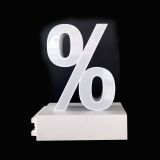 Assembled Channel letter Symbol Track Installation (Magnetic counter) Arial 100MM High