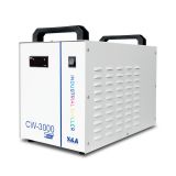 US Stock-S&A 3000TG Thermolysis Industrial Water Chiller for CO2 Glass Tube of Engraving Machine, AC 1P 220-240V, 50Hz