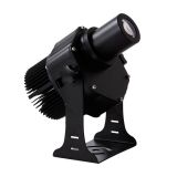 US Stock, 40W Outdoor Black Desktop or Mountable LED Gobo Projector Advertising Logo lamp (with Custom Rotating Glass Gobos)