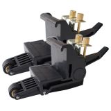 US Stock, 2 pcs Rubber Pinch Roller Assembly Pressure Wheel Frame Spare Parts For Liyu SC Series Vinyl cutting plotter