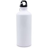 CALCA 10pcs/Pack 600ml Blank Aluminum Sports Bottle for Sublimation Printing, White