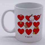 CALCA 12 Pack 11OZ Ceramic Sublimation White Mug Blanks Coffee Cup Mug Blank A Grade with White Box