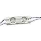 SMD2835 Modulo LED para Exteriores (2 chip LED con Lente Optico, Luz Blanca, 0.8W, L44 x W13mm)