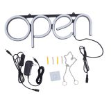Australia Stock CALCA OPEN Business Sign Neon Lamp Integrative Ultra Bright LED Store Shop Advertising Lamp (light on Colorful)