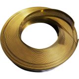 90mm(3.54") x 50m (164ft)Roll 2 Rolls / Pack Punched Mirror Glod Aluminum Trim Cap with PC & Foam for Channel Letter Sign Fabrication Making