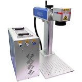 US Stock, CALCA 30W Split Fiber Laser Marking Machine for Laser Engraving Tumbler, JPT Laser + Rotation Axis, FDA