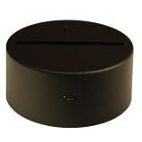 CALCA 10sets/pack Mobile Control Lamp Base Touch Switch 3D Night Lamp Acrylic Plate Panel Holder + USB Cable Wholesale