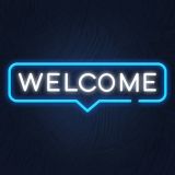 CALCA Welcome LED Neon Sign  Size-19.7X6.7 inches(Type2)