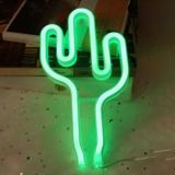 CALCA LED Cactus Neon Sign, Size - 10.2X5.9inches(26x15 cm)