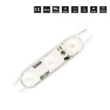 UL SMD 2835 IP68 Waterproof LED Module (3 LEDs with Optical Lens, White Light, 1.2W, L60x W16x H9.8mm) Designed for Internal Illumination of Signs