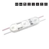 UL SMD 2835 IP68 Waterproof LED Module (3 LEDs with Optical Lens, White Light, 1W, L60x W16x H9.8mm) Designed for Internal Illumination of Signs