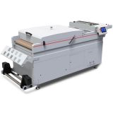 US Stock, CALCA PLUS 24in 220V High Speed Automatic DTF Powder Shaker and Dryer with Vacuum Absorption Conveying Platform and Touch Screen